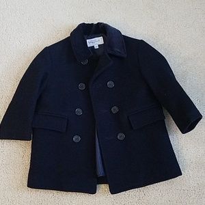 Unisex pea coat with hat